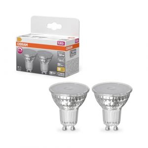 Osram Réflecteur LED Superstar PAR16 50 à intensité variable, 2 700 K blanc chaud, 3,7 W, GU10, 36°, 350 lm, 15 000 h, pour spots, éclairage d'accentuation, vitrines