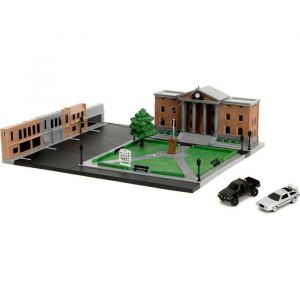 Jada Diorama Nano Retour vers le futur palais Hill Valley Courthouse Toys