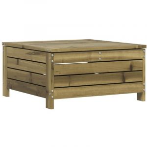 VidaXL Repose pied de jardin 62x63,5x32 cm bois de pin imprégné