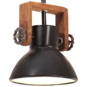 VidaXL Lampe suspendue industrielle 25 W Noir Rond 19 cm E27