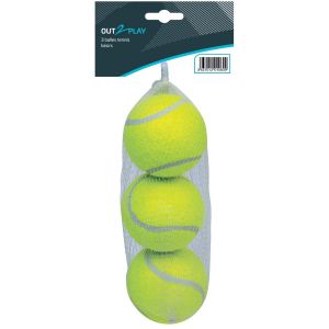 Lot de 3 balles de tennis loisir avec fillet Out2Play
