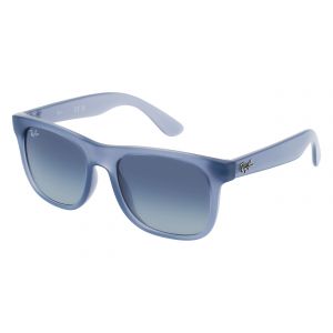 Ray - Ban Enfant RJ9069S JUNIOR JUSTIN 71344L Lunettes de soleil Injecté Bleu Bleu Carré Normale Ombré
