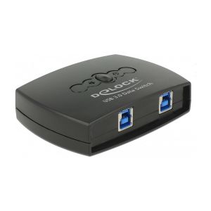 Delock Commutateur 2 PC vers 1 périphérique USB 3.0 avec 2 entrées USB-B / 1 sortie USB-A