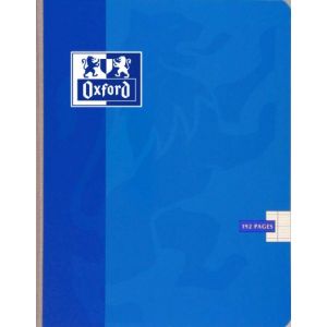 Oxford 100100306 - Cahier Classique broché 17 x 22 cm 192 pages 90g/m², Grands carreaux, assortis