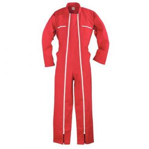 Coverguard COMBINAISON 2 ZIPS ROUGE TM,