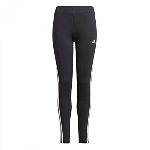 Adidas Girl's 3-Stripes Leggings - Legging taille 122, noir