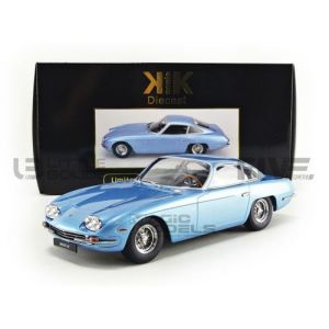 Voiture Miniature de Collection KK SCALE MODELS 1/18 LAMBORGHINI 400 GT 2+2 1965 Light Blue Metallic 180391BL