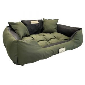 Grand lit pour chien et chat AIO Kingdog 75 x 65 Vert taille M