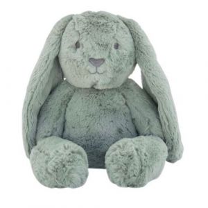 Peluche ultra douce lapin 40 cm - Sauge