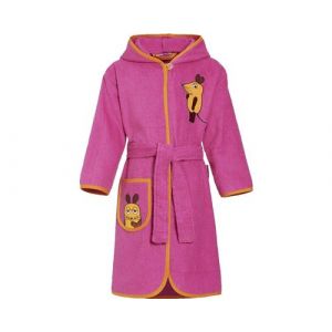 Image de Playshoes Frottee-Bademantel DIE MAUS Peignoir Mixte enfant Rose (Pink 18) 134/140