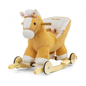 Milly Mally Cheval à bascule Polly Marron Clair