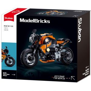 Sluban Model bricks - moto orange