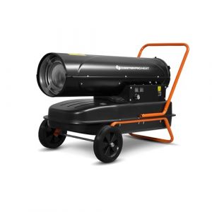 Chester Canon &agrave; chaleur diesel 30 kW PRO HEAT &ndash; puissant chauffage d&rsquo;atelier &ndash; thermostat & roues