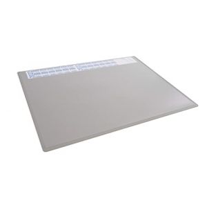 Image de Durable Sous-main avec calendrier, PP, gris - Lot de 2