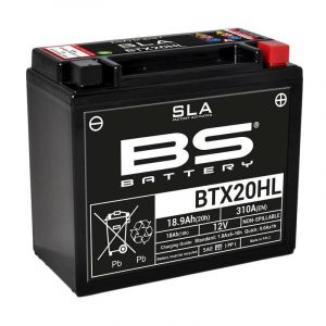 BS Battery 300768 btx20hl AGM SLA Moto Batterie Noir