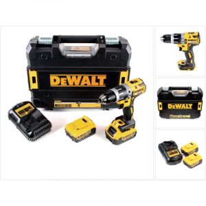Dewalt DCD 796 M2 Set Perceuse-Visseuse à percussion sans fil 18V 70Nm + 2x Batteries 4,0Ah + Chargeur + Coffret de transport TSTAK