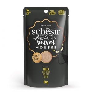 Schesir Gatto After Dark Velvet Mousse Adulto Pollo Busta 80 Gr