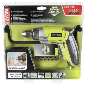 Image de Ryobi CSD4107BG - Tournevis sans fil 4V Lithium-Ion