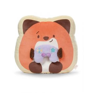 Nici Peluche renard avec console de jeux Geeks