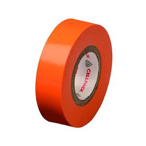 Cellpack No. 128, dimensions 10m x 15mm x 0,15mm (longueur x largeur x épaisseur), orange, Ruban d'isolation électrique en PVC