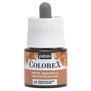 Pebeo Encre Aquarelle Colorex - Orange De Mars - 45 ml