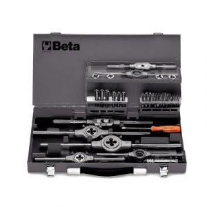 Beta 447/c37 assortiment de tarauds et fili&egrave;res en acier hss &agrave; pas grossier - 37