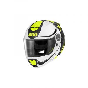 Givi Casque modulable X.27 Dimension noir/blanc/jaune- M