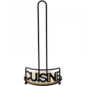 Support essuie-tout en m&eacute;tal Cuisine 15 x 31 cm