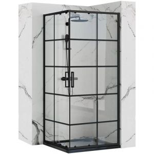 Réa Cabine De Douche Concept Black 80x80