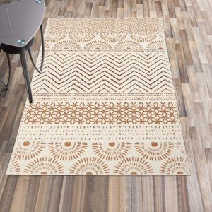 Unamourdetapis Tapis tendance inspiration berbere AF ORIENVAG 160 x 230 cm Creme