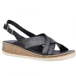 Hush Puppies Sandales compensées ELENA - Femme (41-42 FR) (Noir) - UTFS7058