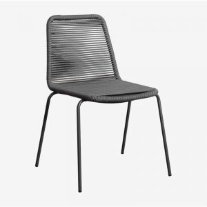 Chaise de jardin empilable Mileyd SKLUM Gris Graphite