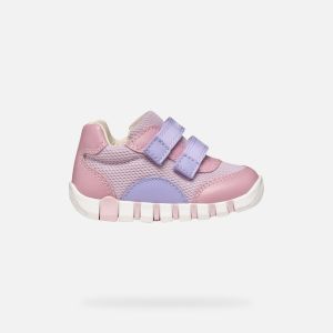 Geox B&eacute;b&eacute; Fille B IUPIDOO Girl A Basket, Rose/Lilac, 22 EU