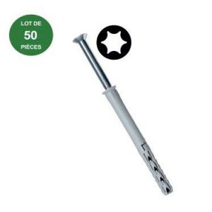 Fischer 46271 - Chevilles rallongées avec vis SXR-T (Ø x L) 10 mm x 260 mm 50 pcs