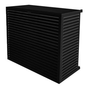 Cache unité extérieure en métal noir foncé taille xl - 23AXL9005 - Decoclim