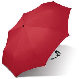 Esprit Parapluie pliant automatique uni Rouge