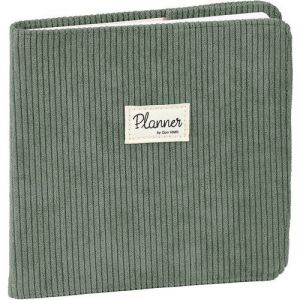 Quo Vadis Collection : Colette EXECUTIF - Agenda année civile - Semainier - 16x16 cm - Edition française - 13 mois décembre-décembre - Vert sapin - Année 2023 014965Q