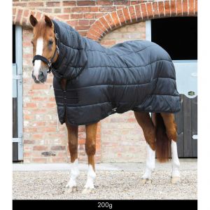 Couverture d'&eacute;curie pour cheval avec couvre-cou Premier Equine 200 g