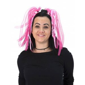 Ruedelafete Party néon, Dread lumineuses rose