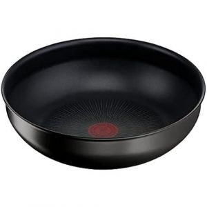 Tefal Wok Ingenio Unlimited - 26 cm - Empilable - Poignée amovible - Antiadhésif - Induction - Noir