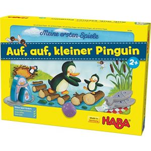 Haba 301842 – Mes sur Petit Pingouin, dés Jeu de Course