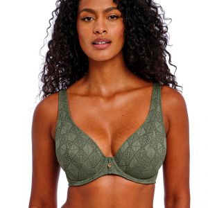 Haut de maillot de bikini vert