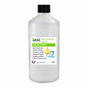Esc laboratoire huile de foie de morue bien-être et appétit 1l