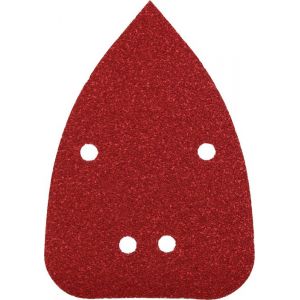 Kwb Patins abrasifs triangulaires QUICK-STICK, BOIS & M&Eacute;TAL, corindon affin&eacute;, 96 x 136 mm - 493624