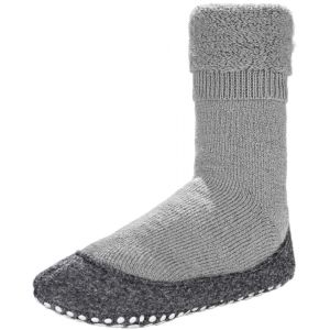 Falke Cosyshoes Chaussettes Garçon Gris (Light Grey 3400) 6 ans (Taille fabricant: 29-30)