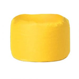 Pouf de jardin jaune