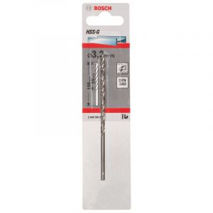Bosch 2608595685 - Forets &agrave; m&eacute;taux rectifi&eacute;s HSS-G, DIN 340, s&eacute;rie longue 6 x 91 x 139 mm