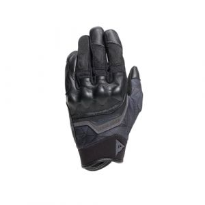 Dainese Gants Ermex, Gants Moto été, Respirants avec Inserts en Mesh, Protections Articulations Rigides, Renforts Cuir, Écran Tactile, L, Noir et Anthracite