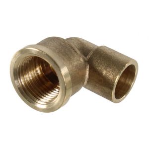 Anjou connectique Coude 90° Femelle 90 GCU 3/4""(20/27) - Tube Cuivre Ø18