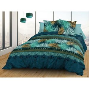 Image de Housse de Couette 240x260 + 2 taies - Pur Coton 57 Fils - Paraiso